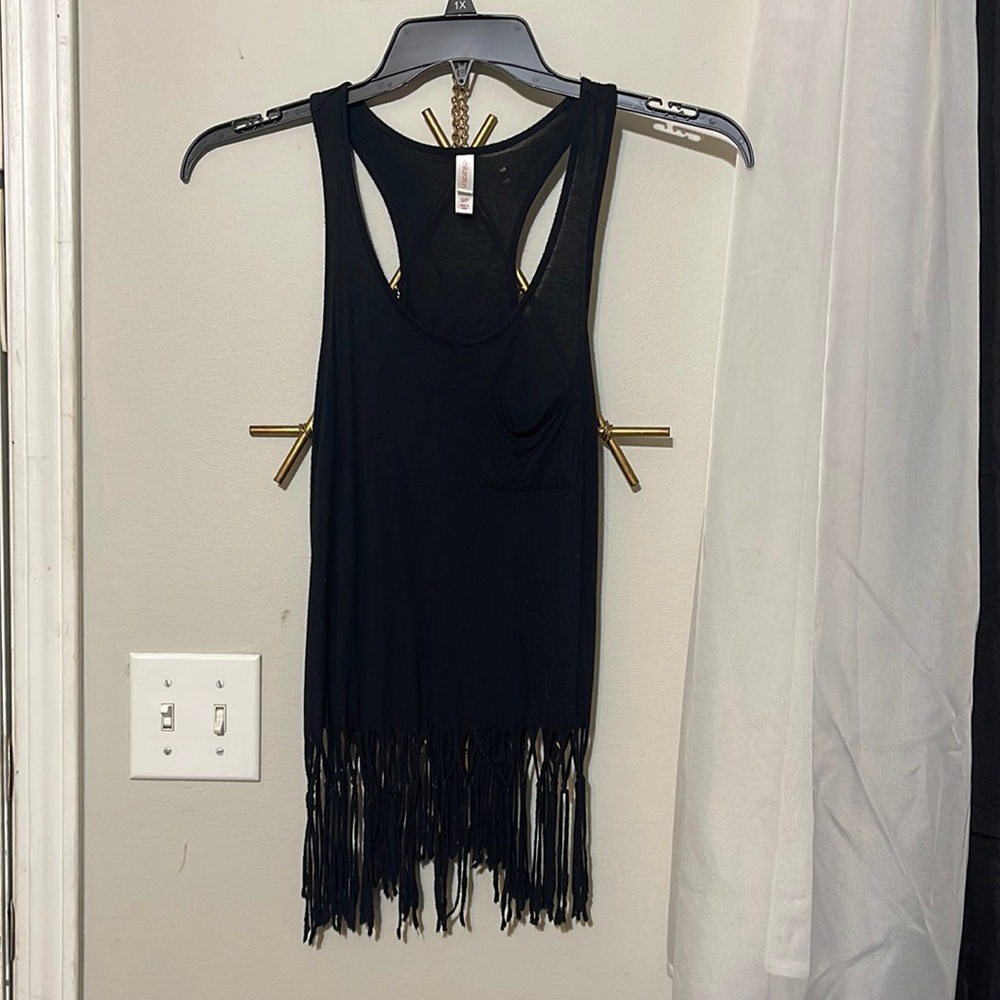 Black beach cover up